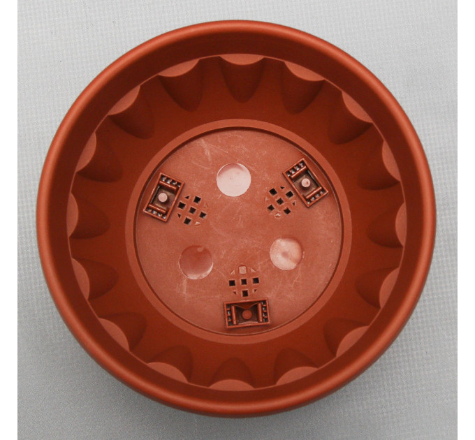 Вазон "Жанна" с подставкой Алеана 11*6 см., терракот