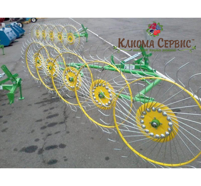 Грабли ворошилка Cолнышко на 5 колес