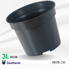 Горщик 3 л круглий 19*15, Donkwiat RS3R