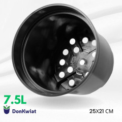Горщик 7.5 л круглий 25*21, Donkwiat RS7.5R