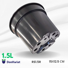 Горщик 1.5 л круглий 15*12.5, Donkwiat RS1.5R