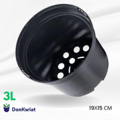 Горщик 3 л круглий 19*15, Donkwiat RS3А