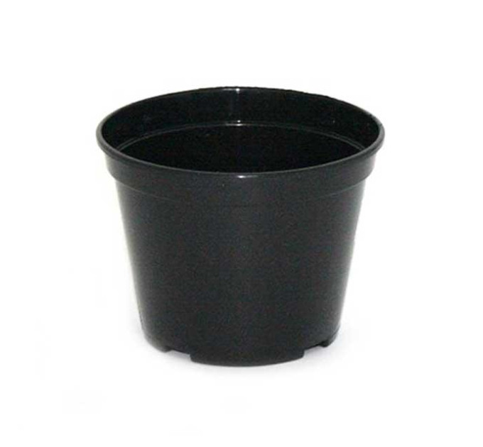 Горшок Kloda круглый 1 л (13*10) чёрный - поки нема в наявн.