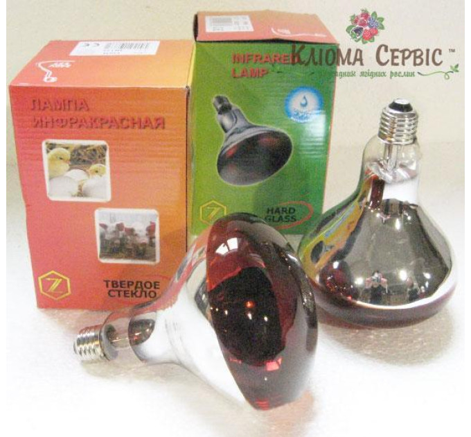 Инфракрасная лампа Lux Light IR R125 175 Вт, Красная