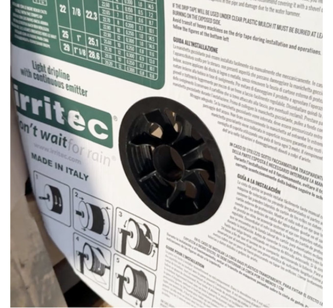 Крапельна стрічка Irritec Tape 6mil 15 см 3050 м Італія
