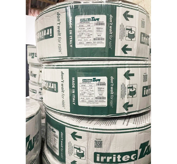 Крапельна стрічка Irritec Tape 6mil 15 см 3050 м Італія