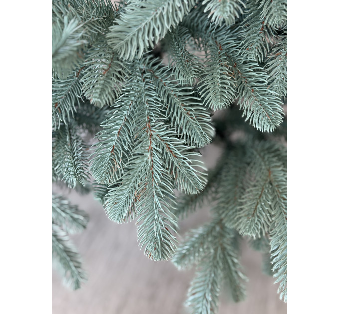 Елка искусственная литая "Элитная" голубая 210 см
