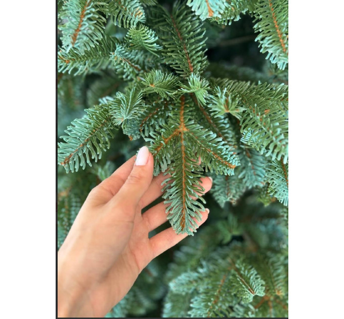 Ялинка штучна лита "Канадська" зелено-блакитна 2.1