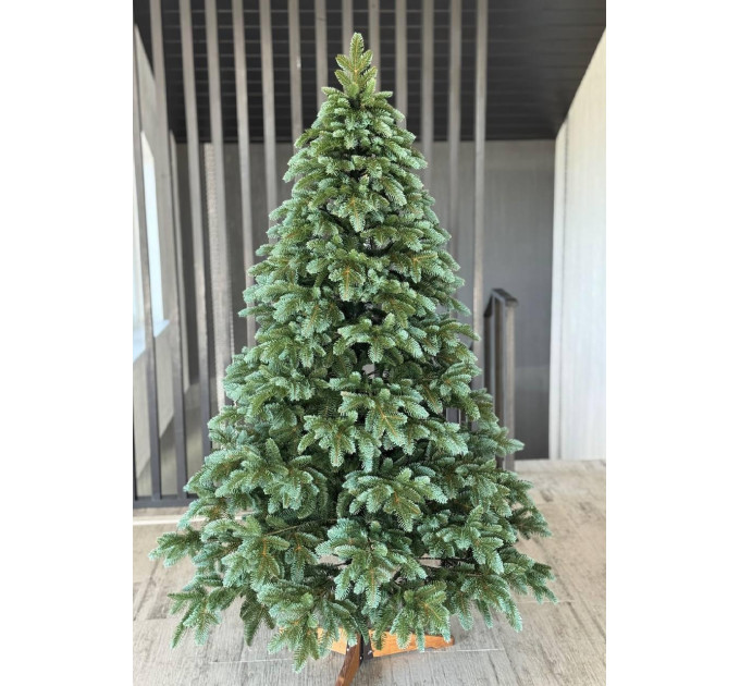 Ялинка штучна лита "Канадська" зелено-блакитна 2.1