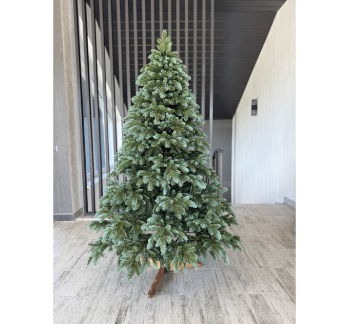 Ялинка штучна лита "Канадська" зелено-блакитна 2.1