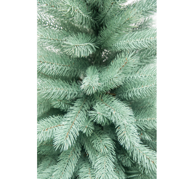 Елка искусственная литая "Буковельская" голубая 180 см