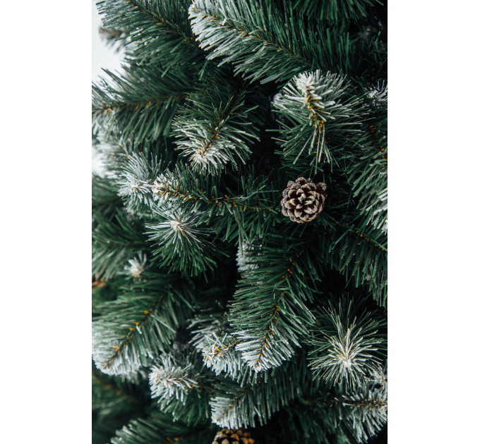 Искусственная елка "Рождественская" с шишками 2