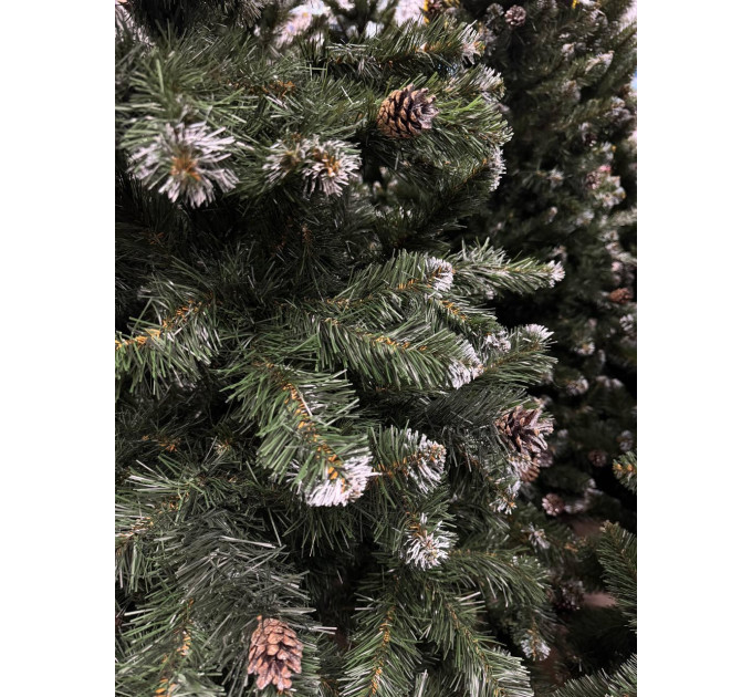 Искусственная елка "Рождественская" с шишками 2