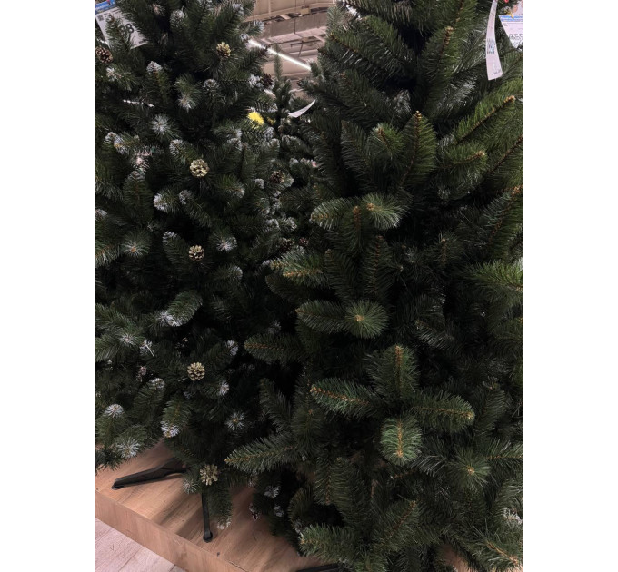 Искусственная елка "Рождественская" с шишками 2.2