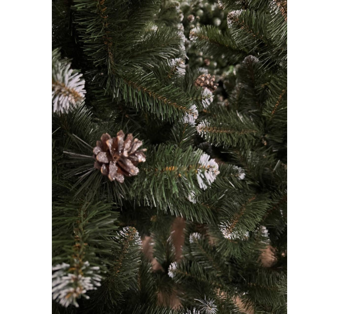Искусственная елка "Рождественская" с шишками
