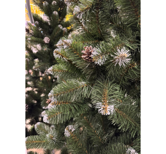 Искусственная елка "Рождественская" с шишками 1.5