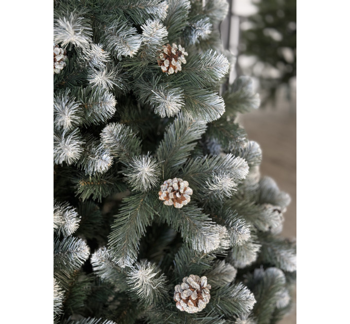 Искусственная елка "Рождественская" с шишками 1.5