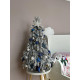 Искусственная Елка литая в горшке 70 см заснеженная