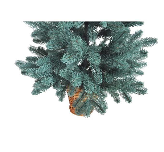 Искусственная Елка литая в горшке 70 см голубая