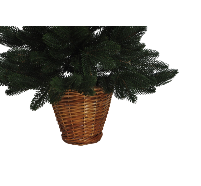 Искусственная Елка литая в горшке 70 см Зеленая