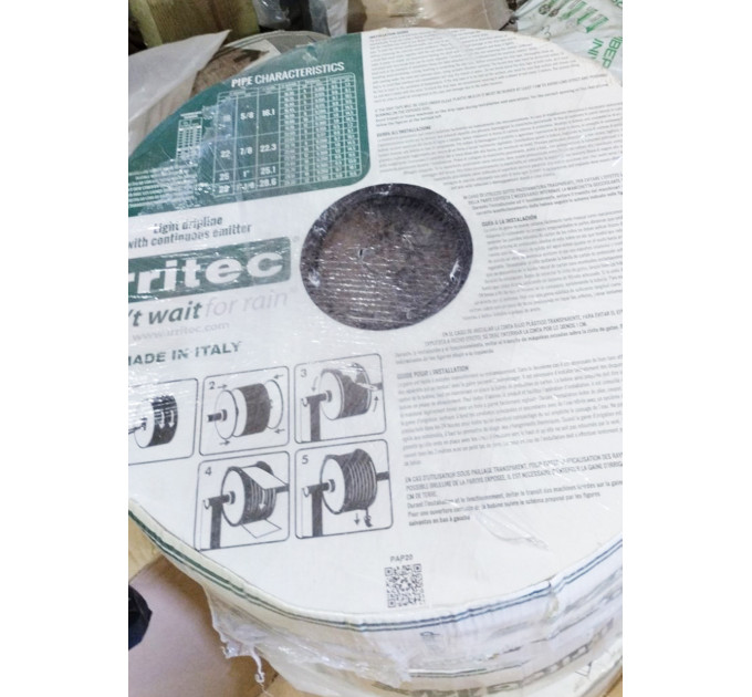 Капельная лента Irritec Tape 6mil 20 см 3050 м Италия