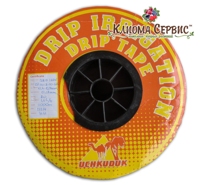Капельная лента UCHKUDUK DRIP TAPE 7 mil 10 см 500 м