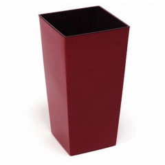Кашпо для цветов "Финезия", (140*140*260) бордовый