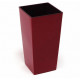 Кашпо для цветов "Финезия", (140*140*260) бордовый