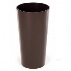 Горшок/кашпо Лилия, фрапе 140 с двойным дном (вкладкой)