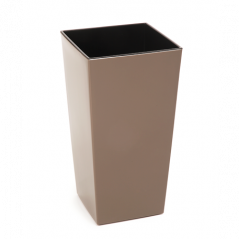 Горшок/кашпо Финезия, фраппе 140*140*260 с двойным дном (вкладкой)