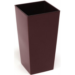 Горшок/кашпо Финезия, мокко 140*140*260 с двойным дном (вкладкой)