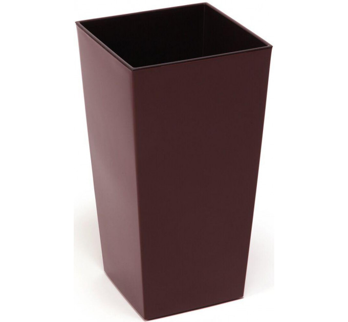 Горшок/кашпо Финезия, мокко 140*140*260 с двойным дном (вкладкой)