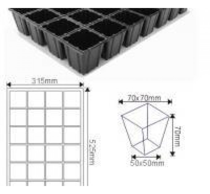 Касета для розсади DP 7/28