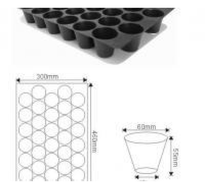 Касета для розсади DP 6/32