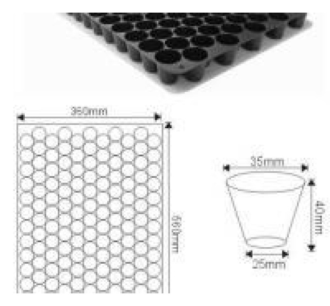 Касета для розсади DP 35/159