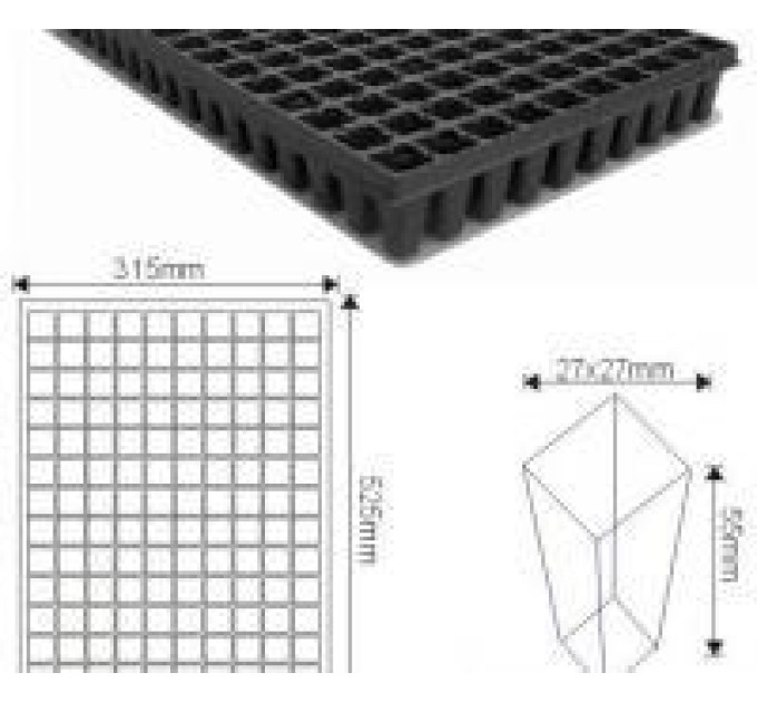 Касета для розсади DP 27W/160