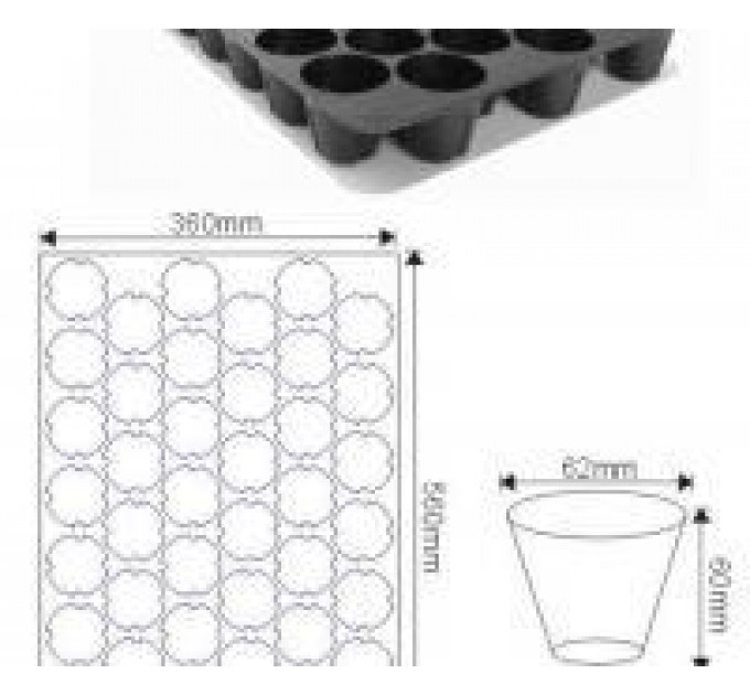 Кассета для рассады DP 60/45