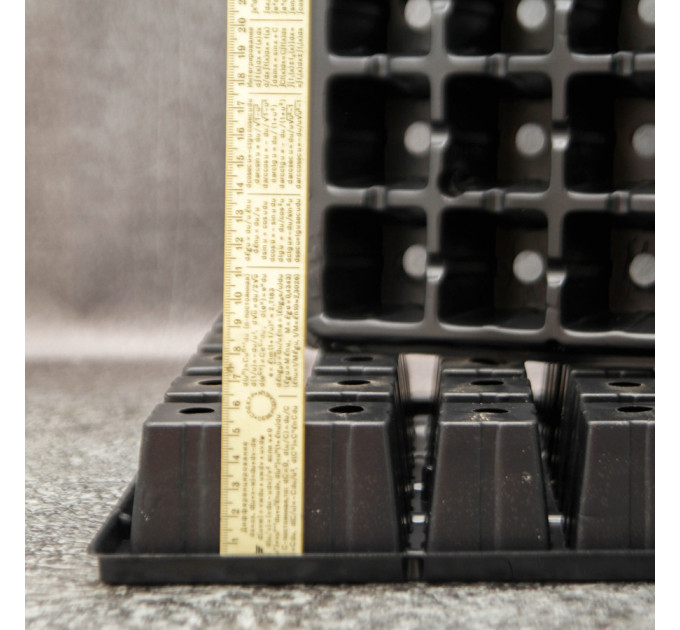 Кассета для рассады WD 52х52х55/45kw (широкое дно)