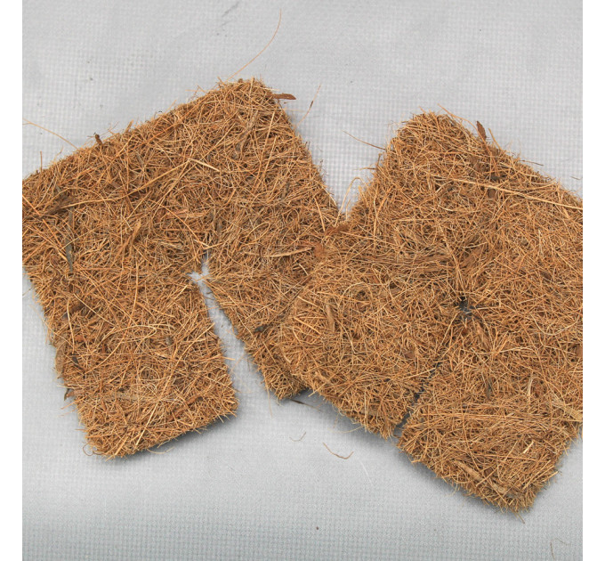 Мульчирующая кокосовая плитка 10х10 800гр/м.кв