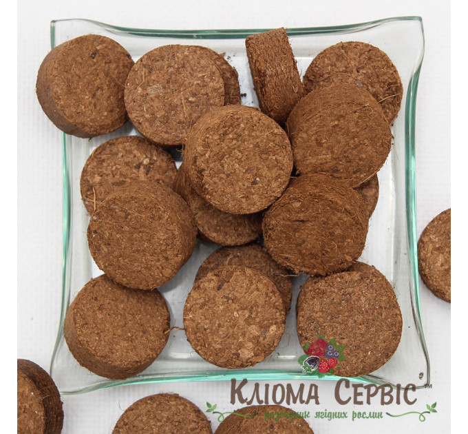 Кокосовые таблетки, d-40 мм 100% Чипс упаковка 60 шт