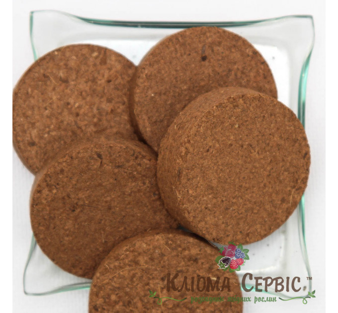 Кокосовые таблетки, d-40 мм 100% Чипс упаковка 60 шт