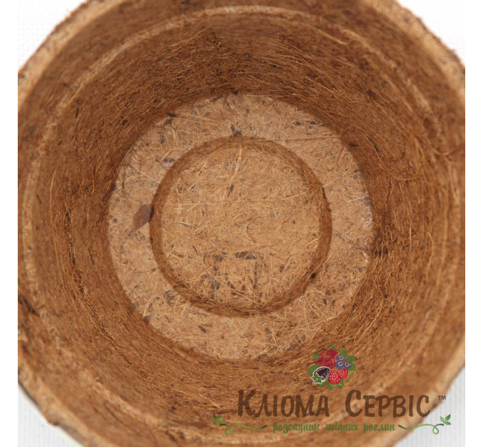 Кокосовый горшок, d-10,5см/7,5см/h-9см