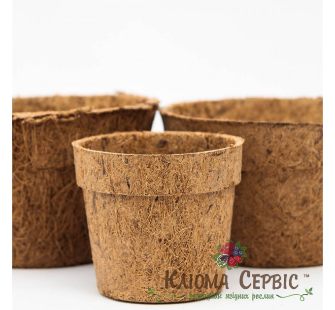 Кокосовый горшок, d-15см/11см/h-11см