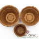 Кокосовый горшок, d-15см/11см/h-11см