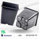 Горшок квадратный 11 л 25*25*26, Donkwiat HS11