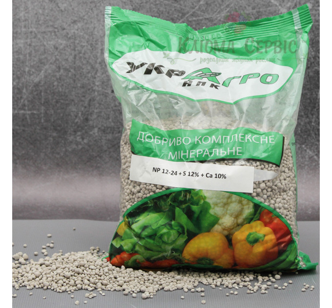 Удобрение сложное минеральное NP 12.24, упаковка 1 кг УкрАгро