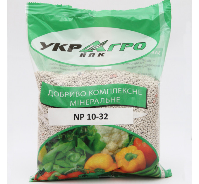 Удобрение гранулированное комплексное NP 10-32, упаковка 1 кг УкрАгро