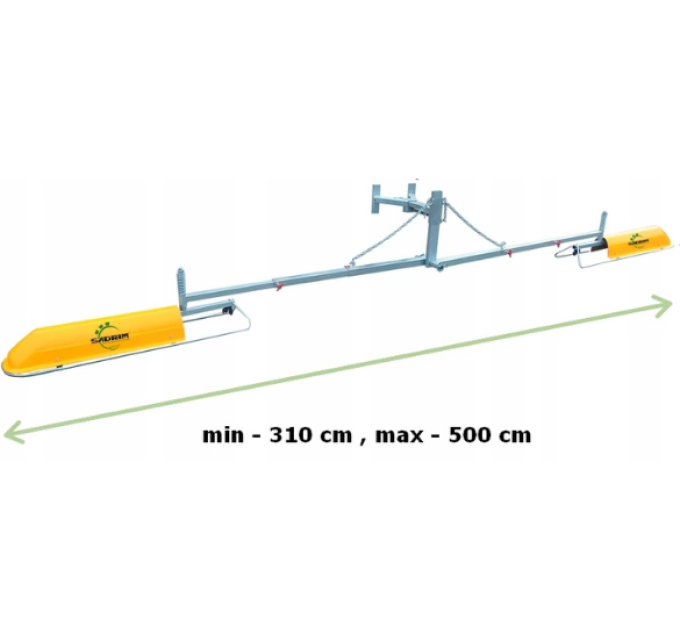 Гербицидная балка (штанга) оцинкованная, односторонняя