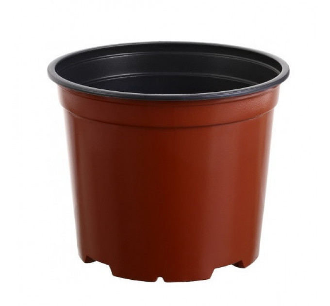 Горшок для цветов круглый Modiform, 0.69 л терракот