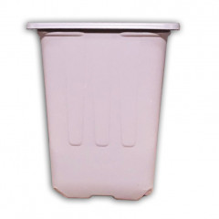 Горшок для цветов квадратный Modiform, 0.228 л серый